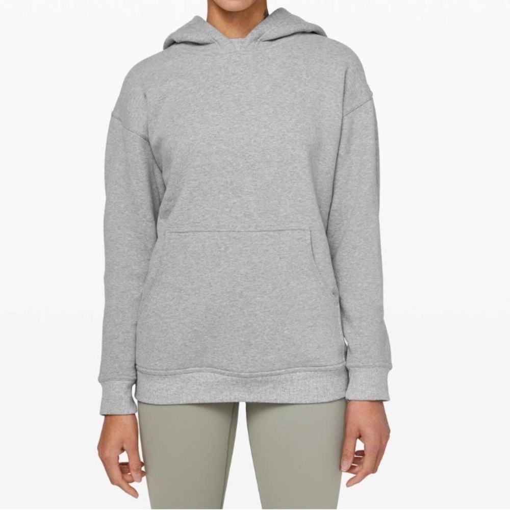 lululemon athletica Light Gray Women's Hoodie Size Medium